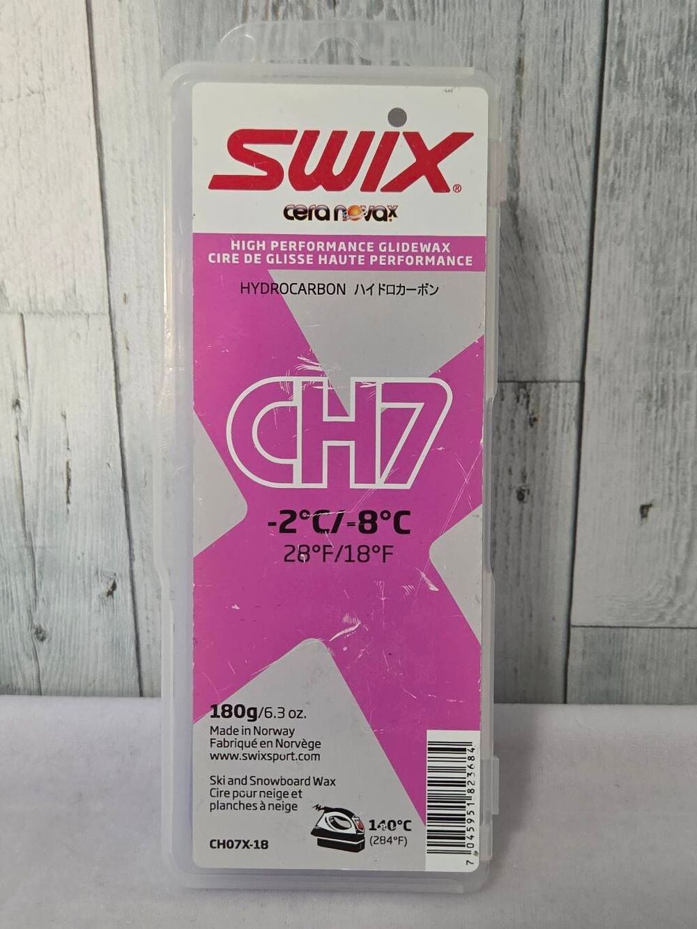 Swix CeraNovax High Performance Glidewax CH7 -2/-8 Celsius 189g 6.3 oz